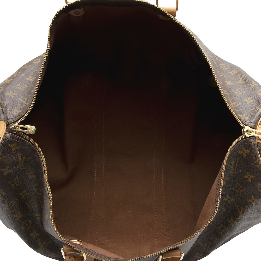 Louis Vuitton Vintage Monogram Canvas Keepall Bandouliere 55 Duffel Bag - photo 6
