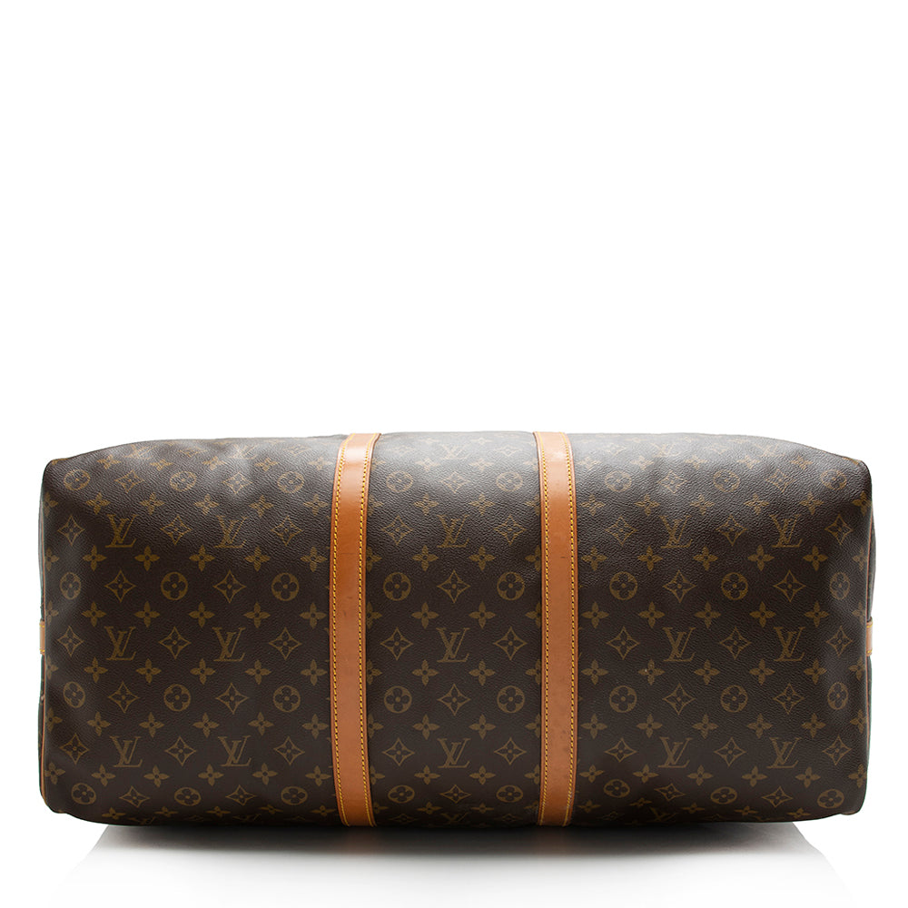 Louis Vuitton Vintage Monogram Canvas Keepall Bandouliere 60 Duffel Bag - image 4