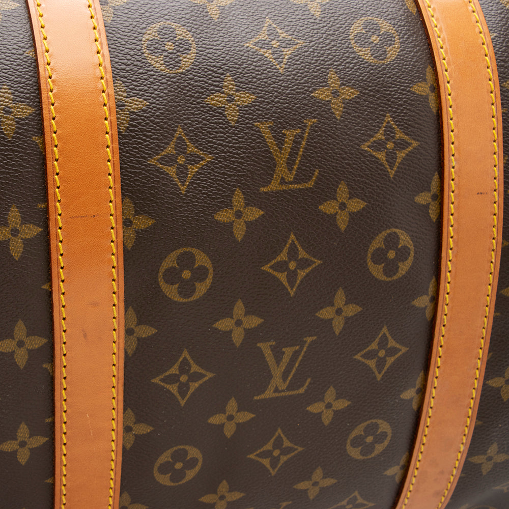 Louis Vuitton Vintage Monogram Canvas Keepall Bandouliere 60 Duffel Bag - image 11