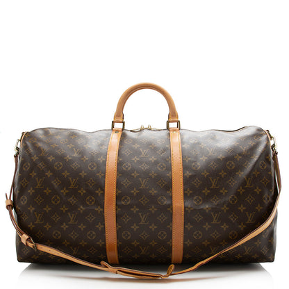 Louis Vuitton Vintage Monogram Canvas Keepall Bandouliere 60 Duffel Bag - photo 1