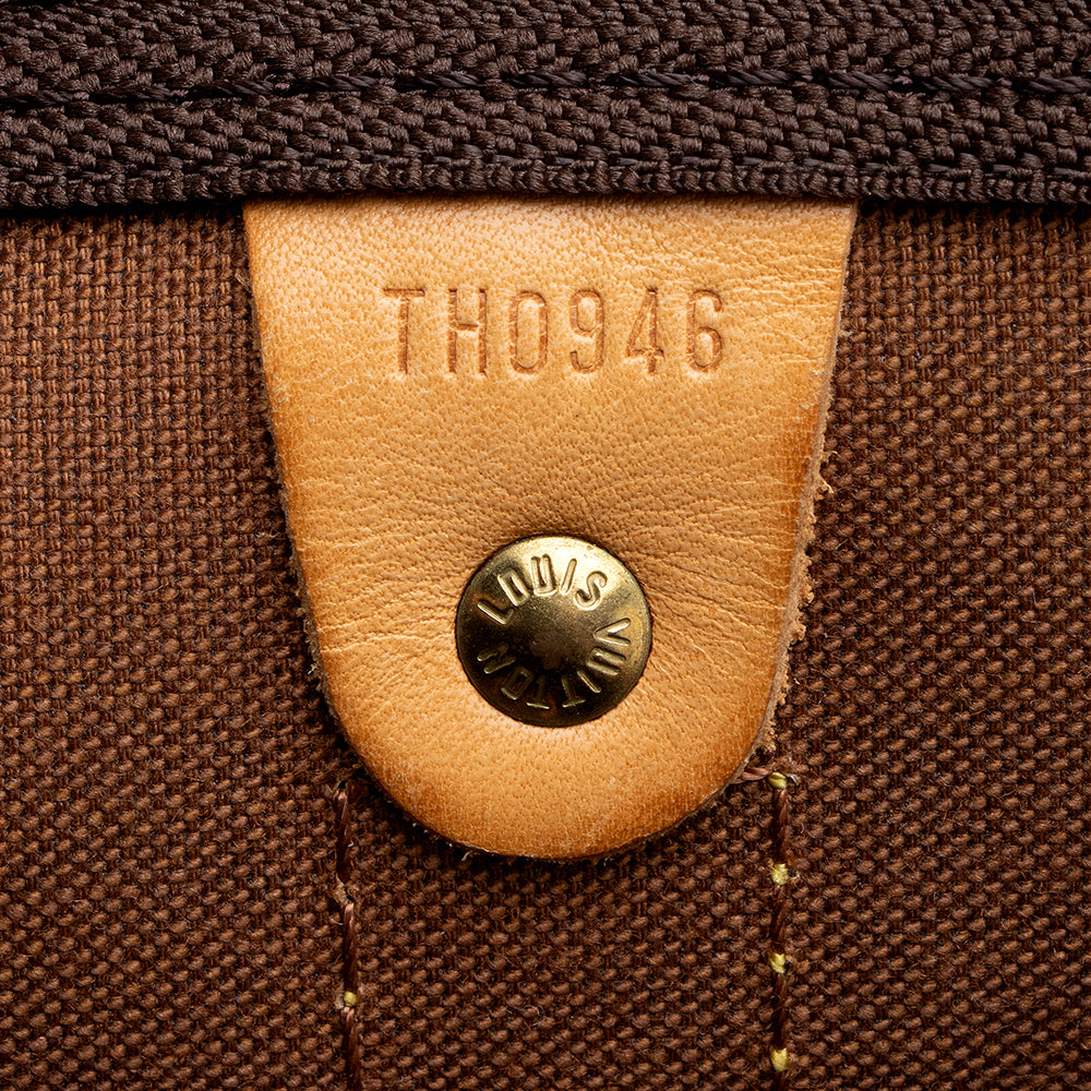 Louis Vuitton Vintage Monogram Canvas Keepall Bandouliere 60 Duffel Bag - image 5