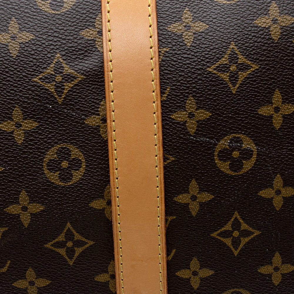 Louis Vuitton Vintage Monogram Canvas Keepall Bandouliere 60 Duffel Bag - image 15