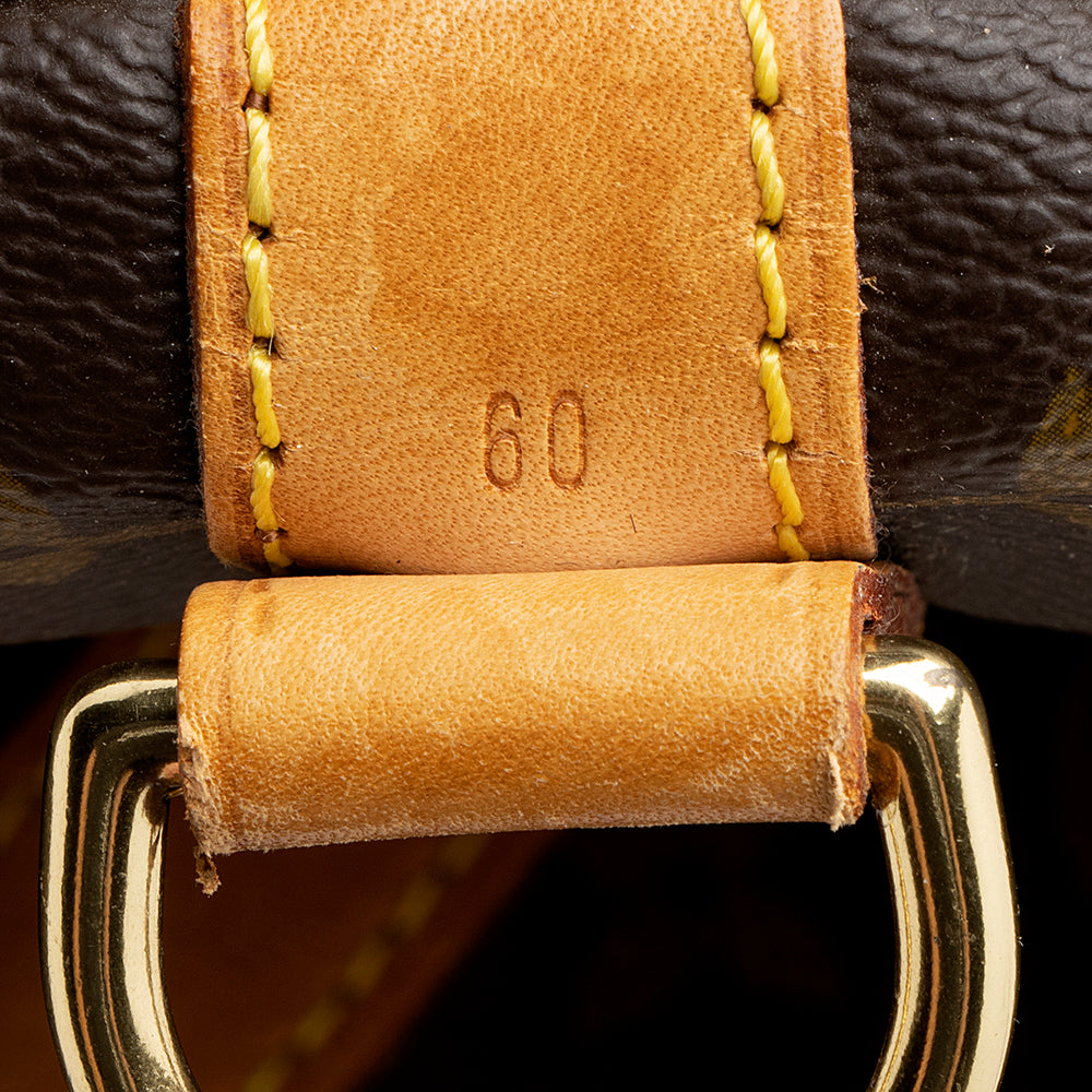 Louis Vuitton Vintage Monogram Canvas Keepall Bandouliere 60 Duffel Bag - image 9