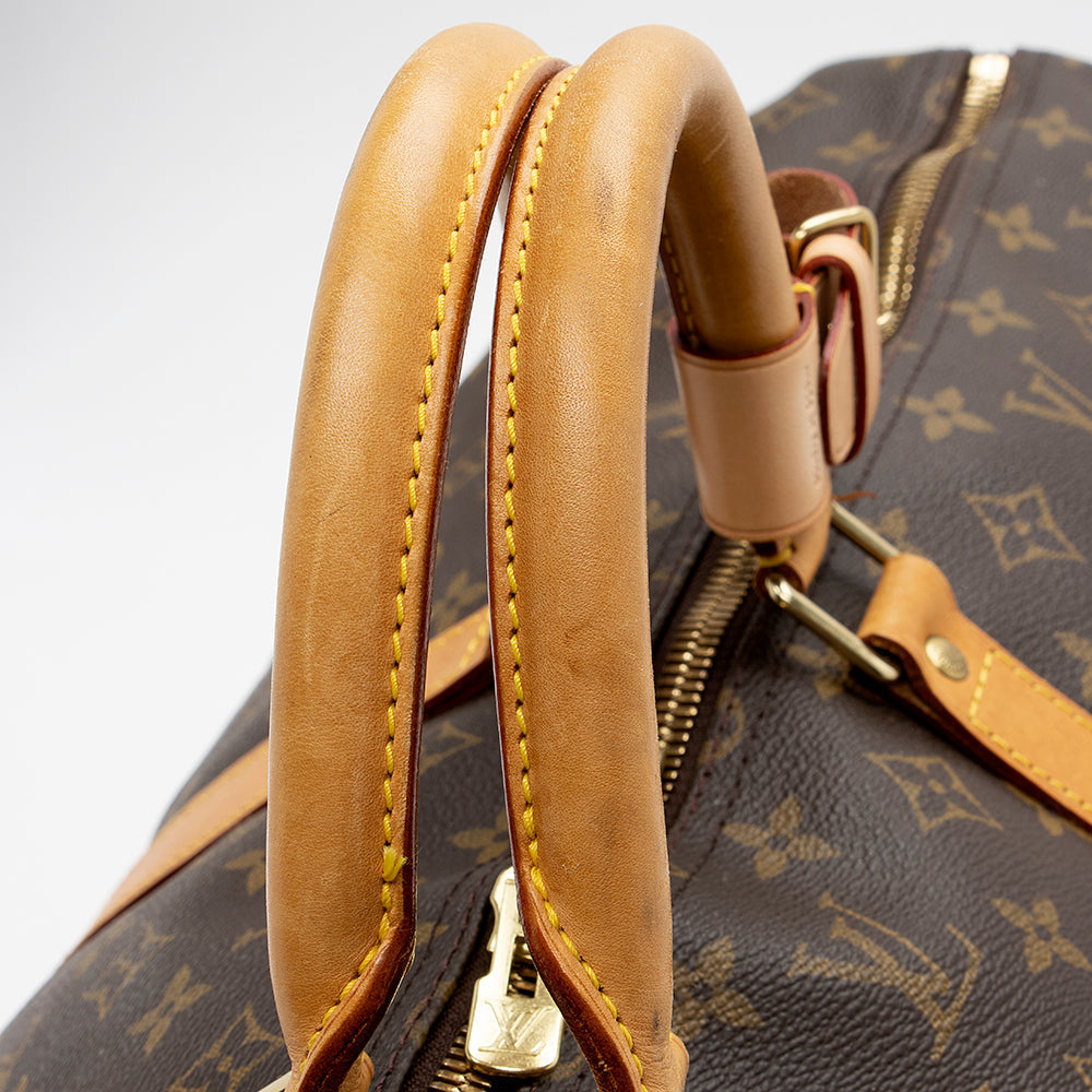 Louis Vuitton Vintage Monogram Canvas Keepall Bandouliere 60 Duffel Bag - image 15