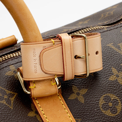 Louis Vuitton Vintage Monogram Canvas Keepall Bandouliere 60 Duffel Bag - image 16