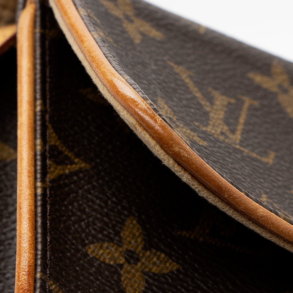 Louis Vuitton Vintage Monogram Canvas Pochette Twin GM Shoulder Bag - photo 12