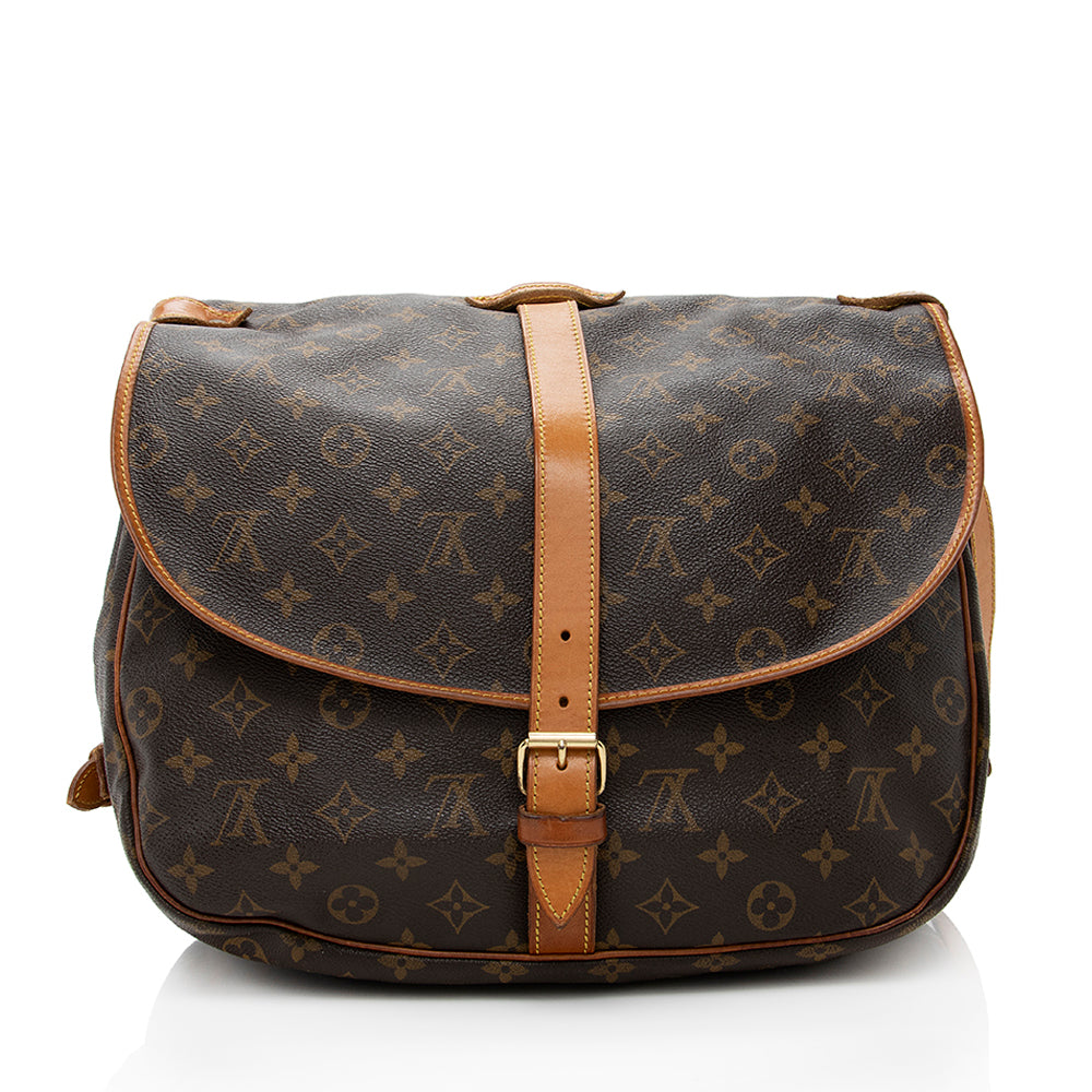 Louis Vuitton Vintage Monogram Canvas Saumur 35 Messenger Bag - photo 3