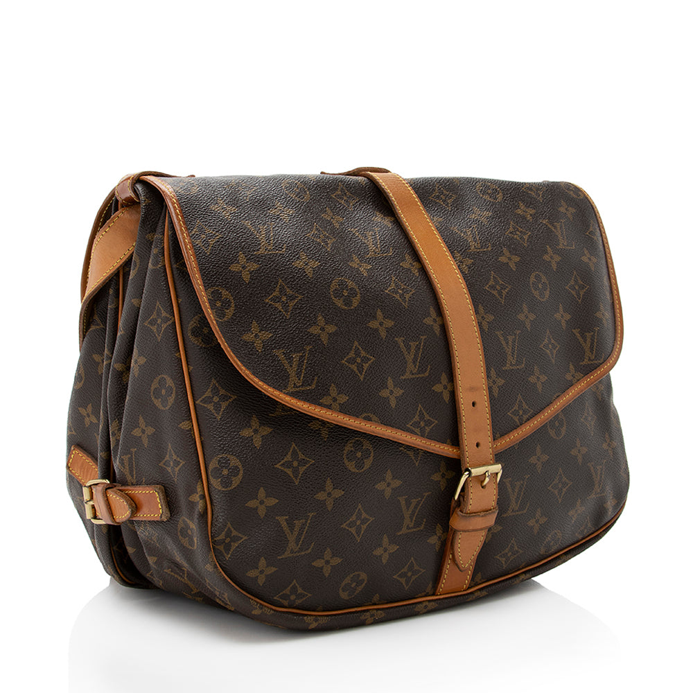 Louis Vuitton Vintage Monogram Canvas Saumur 35 Messenger Bag - photo 2
