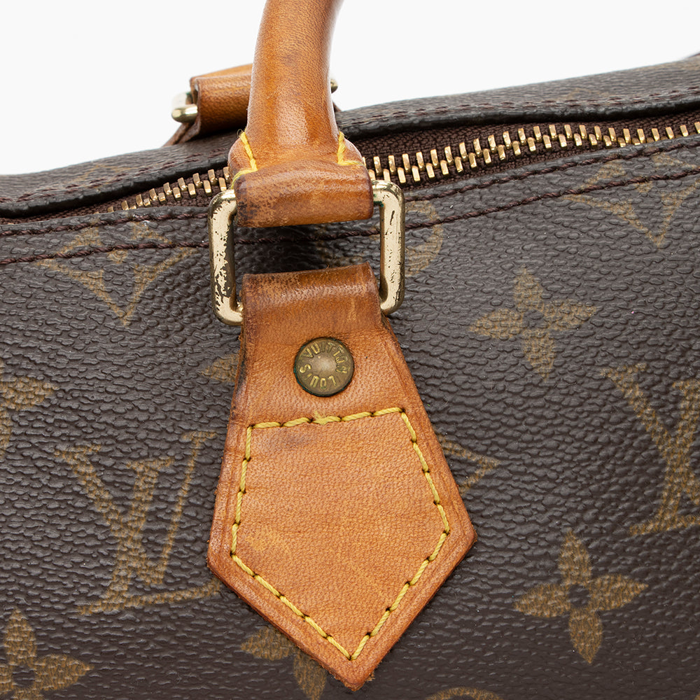 Louis Vuitton Vintage Monogram Canvas Speedy 25 Satchel - image 12
