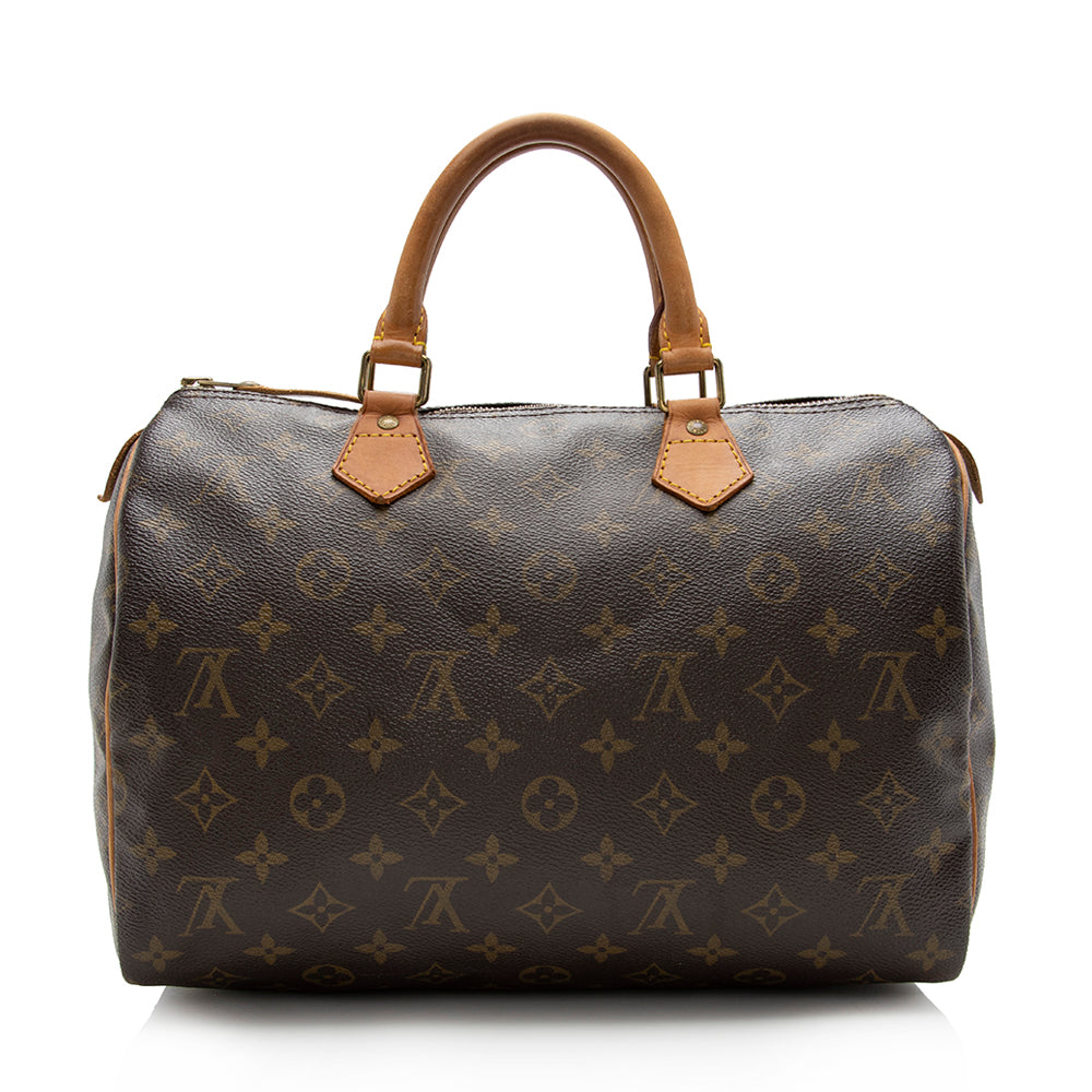 Louis Vuitton Vintage Monogram Canvas Speedy 30 Satchel - image 3