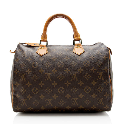 Louis Vuitton Vintage Monogram Canvas Speedy 30 Satchel - photo 3