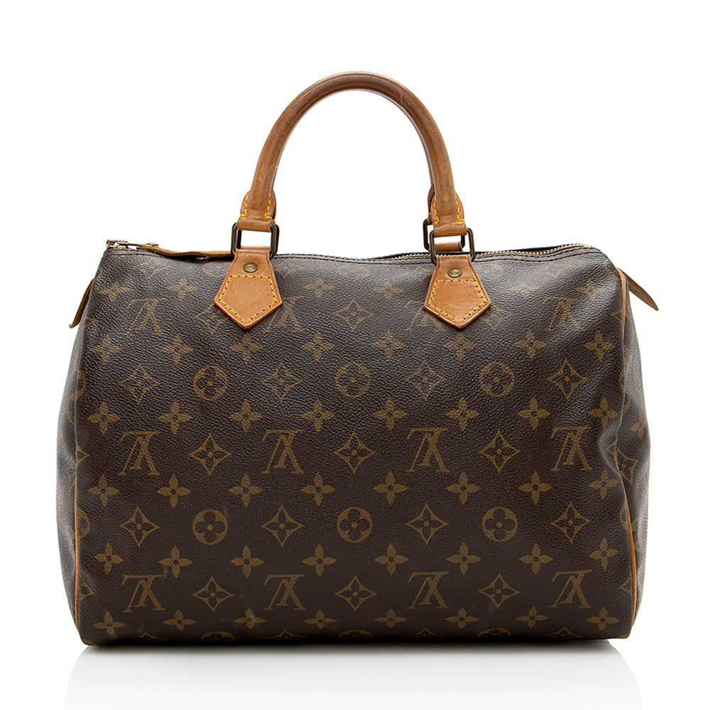 Louis Vuitton Vintage Monogram Canvas Speedy 30 Satchel - image 3
