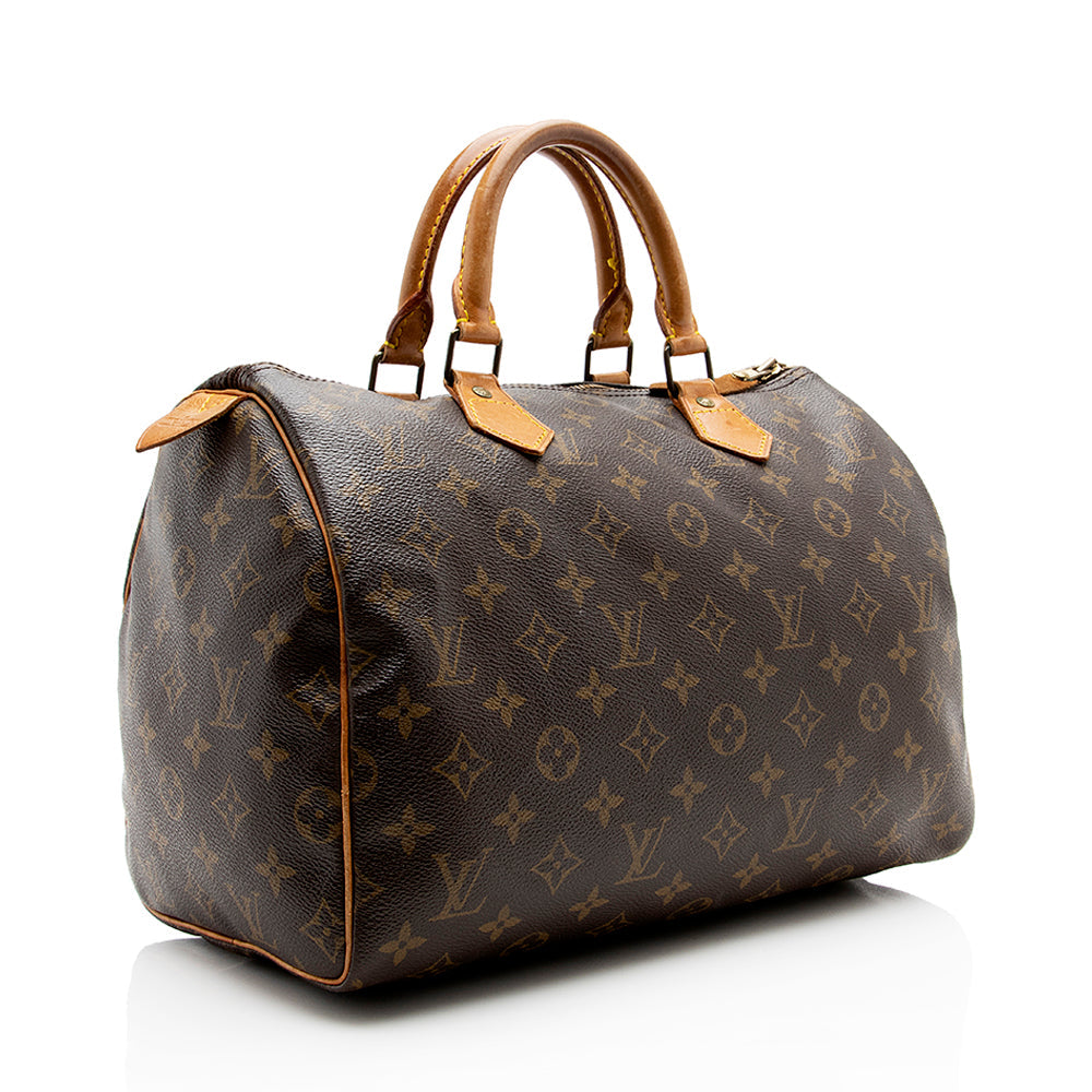 Louis Vuitton Vintage Monogram Canvas Speedy 30 Satchel - image 2