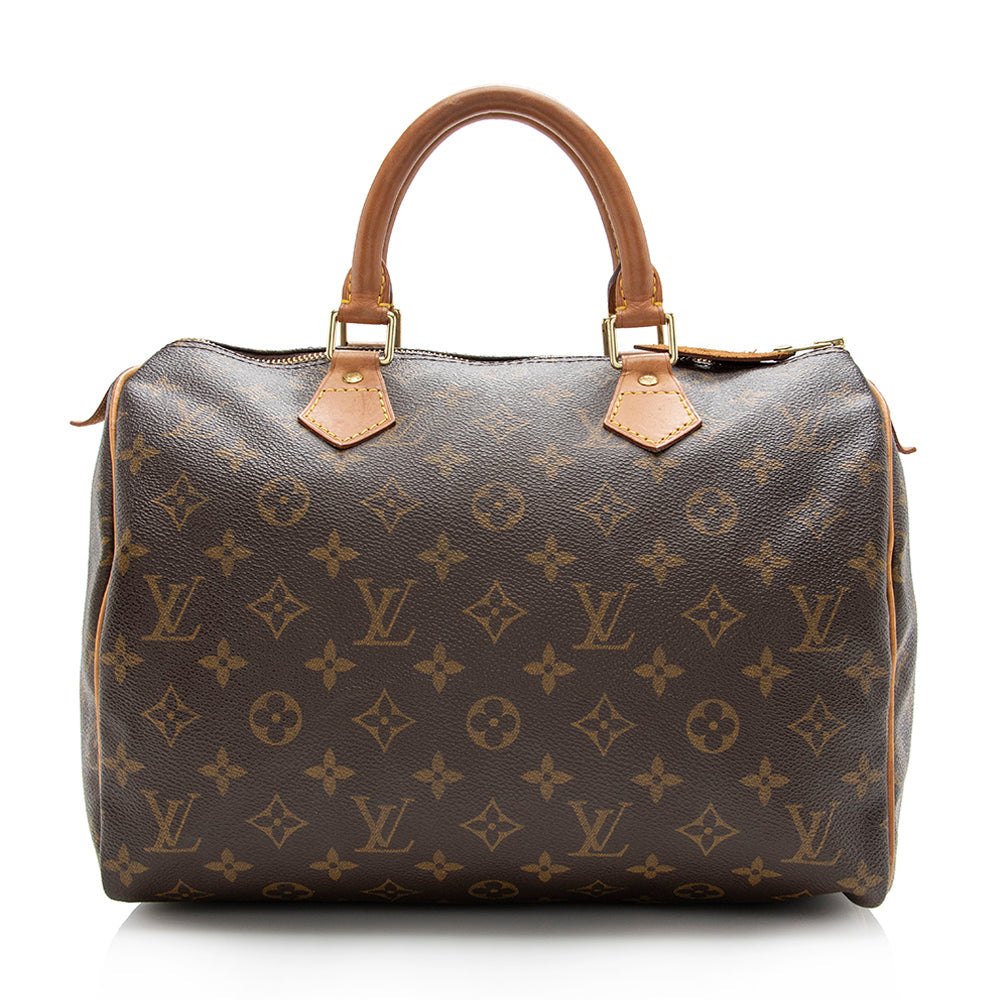 Louis Vuitton Vintage Monogram Canvas Speedy 30 Satchel - photo 1