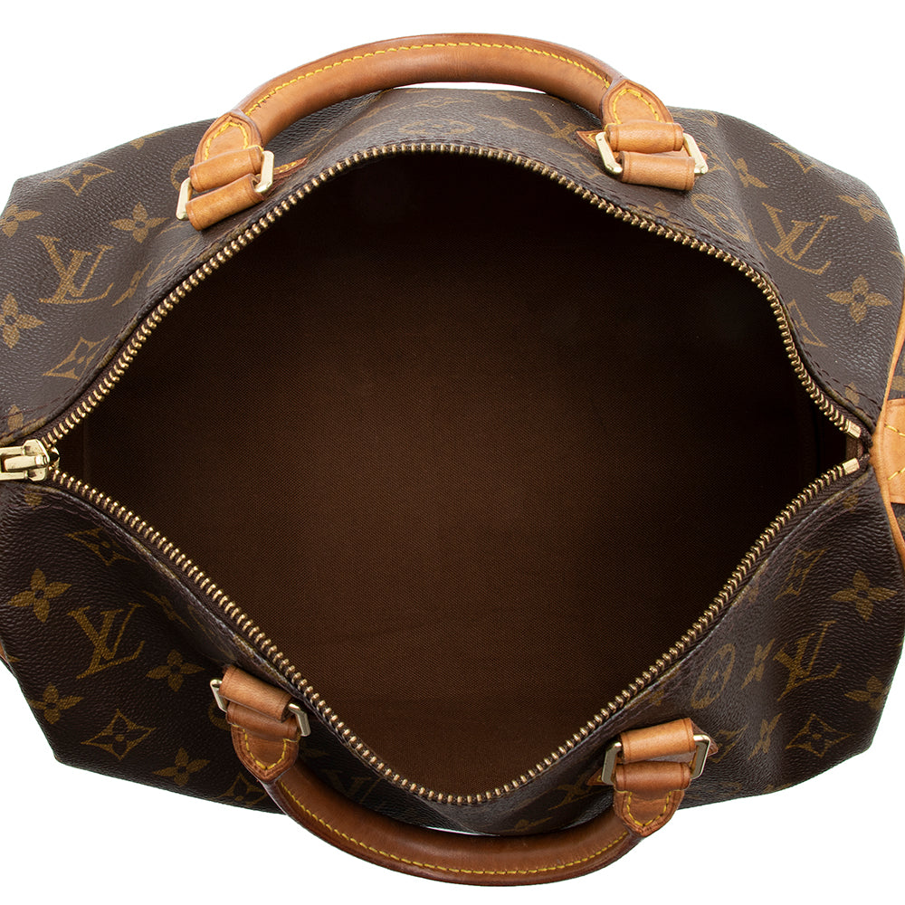 Louis Vuitton Vintage Monogram Canvas Speedy 30 Satchel - photo 7