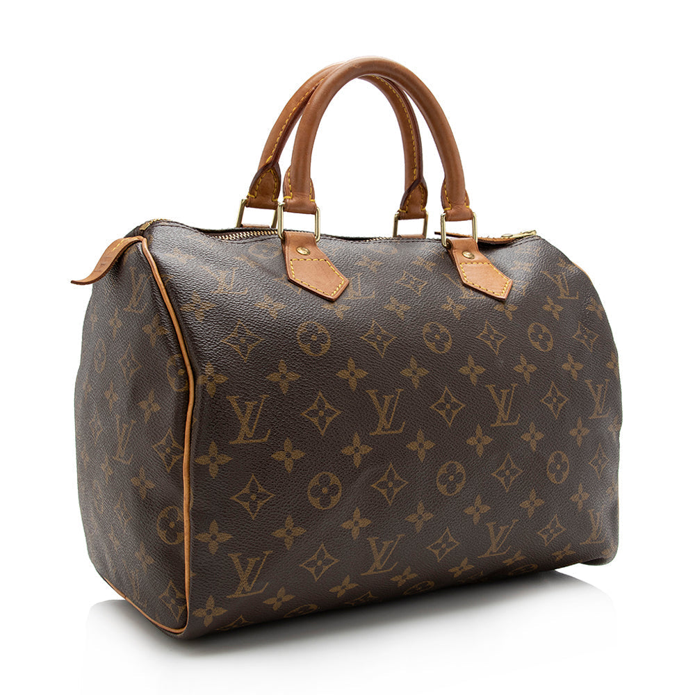 Louis Vuitton Vintage Monogram Canvas Speedy 30 Satchel - photo 2
