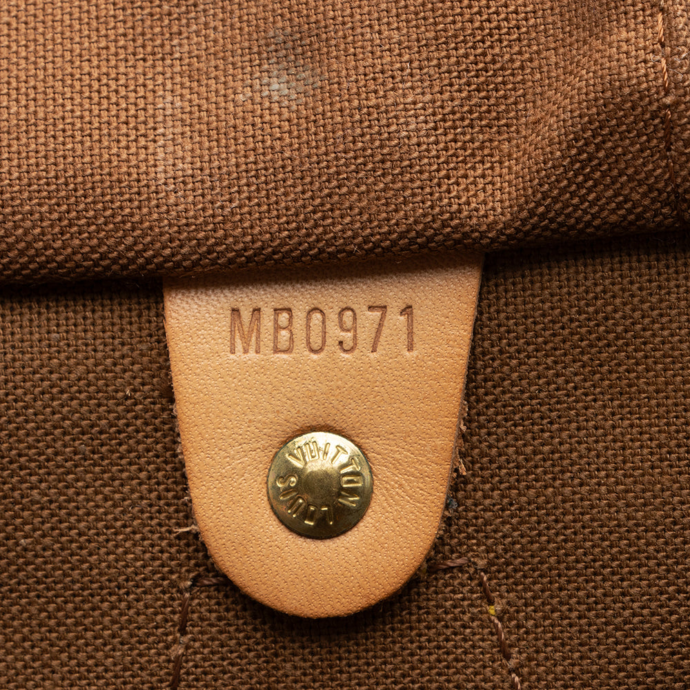 Louis Vuitton Vintage Monogram Canvas Speedy 35 Satchel - image 6