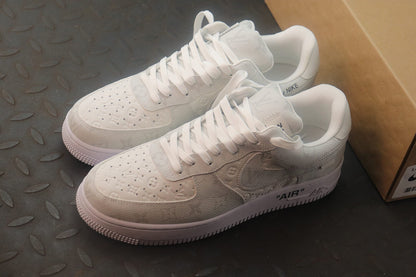 Louis Vuitton x Nike Air Force 1 Low Off-White Sneakers - image 1