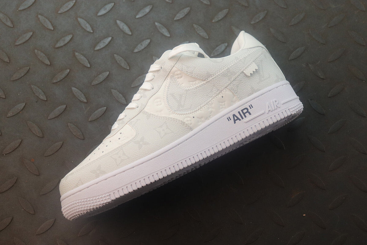 Louis Vuitton x Nike Air Force 1 Low Off-White Sneakers - image 3