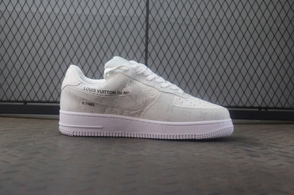 Louis Vuitton x Nike Air Force 1 Low Off-White Sneakers - image 2