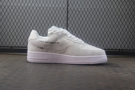 Louis Vuitton x Nike Air Force 1 Low Off-White Sneakers - image 2