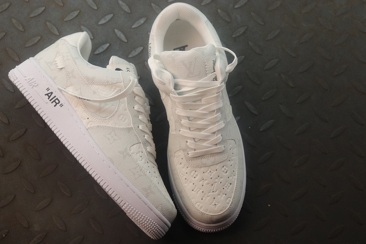 Louis Vuitton x Nike Air Force 1 Low Off-White Sneakers - image 6