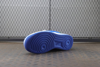 Louis Vuitton X Nike Air Force 1 Low Blue White Sneakers - image 5