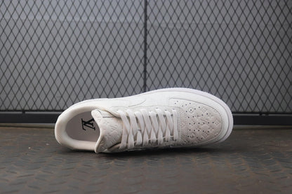 Louis Vuitton X Air Force 1 Low All White - image 3