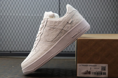 Louis Vuitton X Air Force 1 Low All White - image 8
