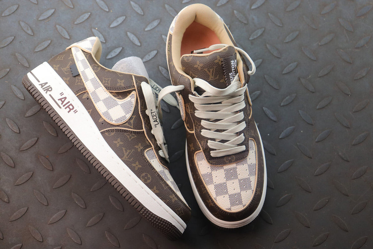 Louis Vuitton X Air Force 1 Low Trainer Brown Monogram Sneakers - image 10