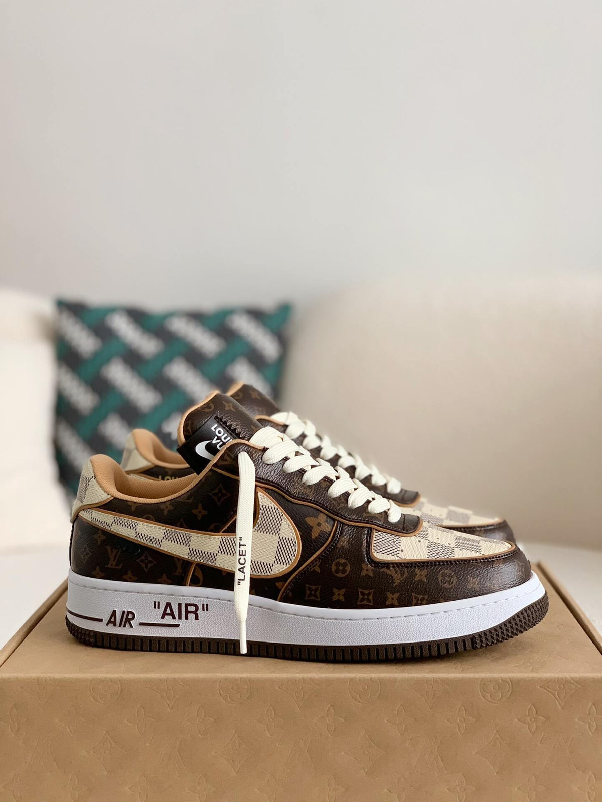 Louis Vuitton X Air Force 1 Low Trainer Brown Monogram Sneakers - image 11
