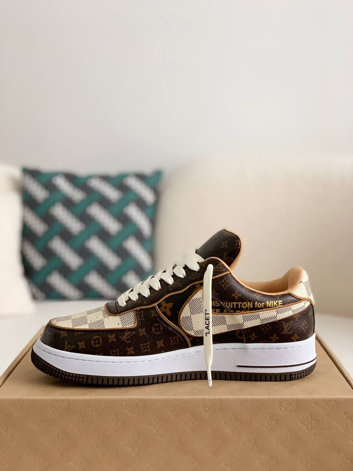 Louis Vuitton X Air Force 1 Low Trainer Brown Monogram Sneakers - image 2