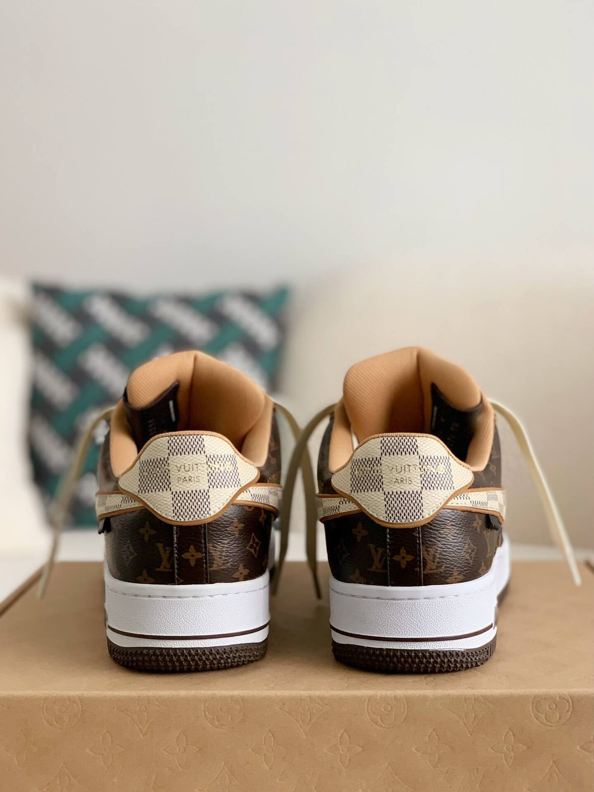 Louis Vuitton X Air Force 1 Low Trainer Brown Monogram Sneakers - image 7