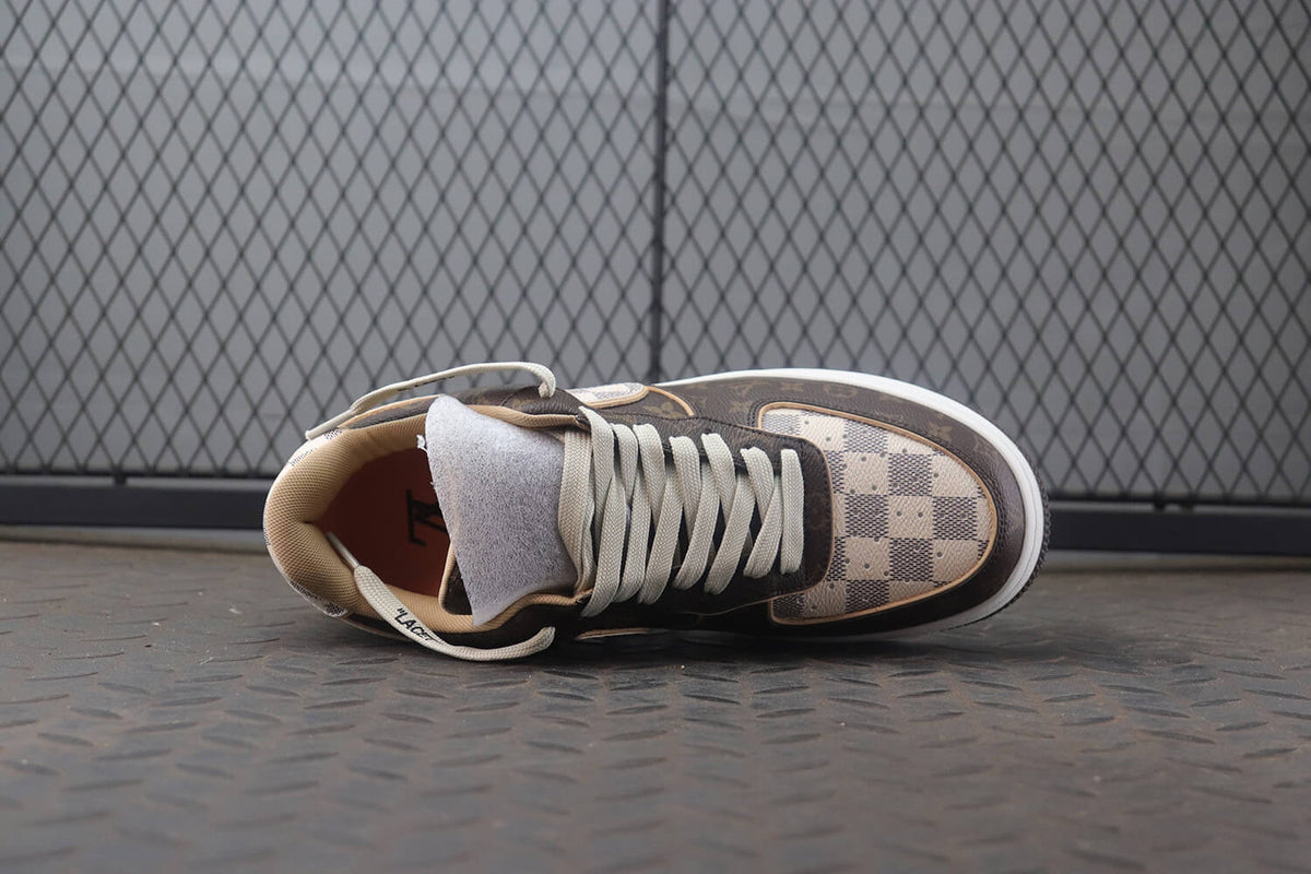 Louis Vuitton X Air Force 1 Low Trainer Brown Monogram Sneakers - image 3