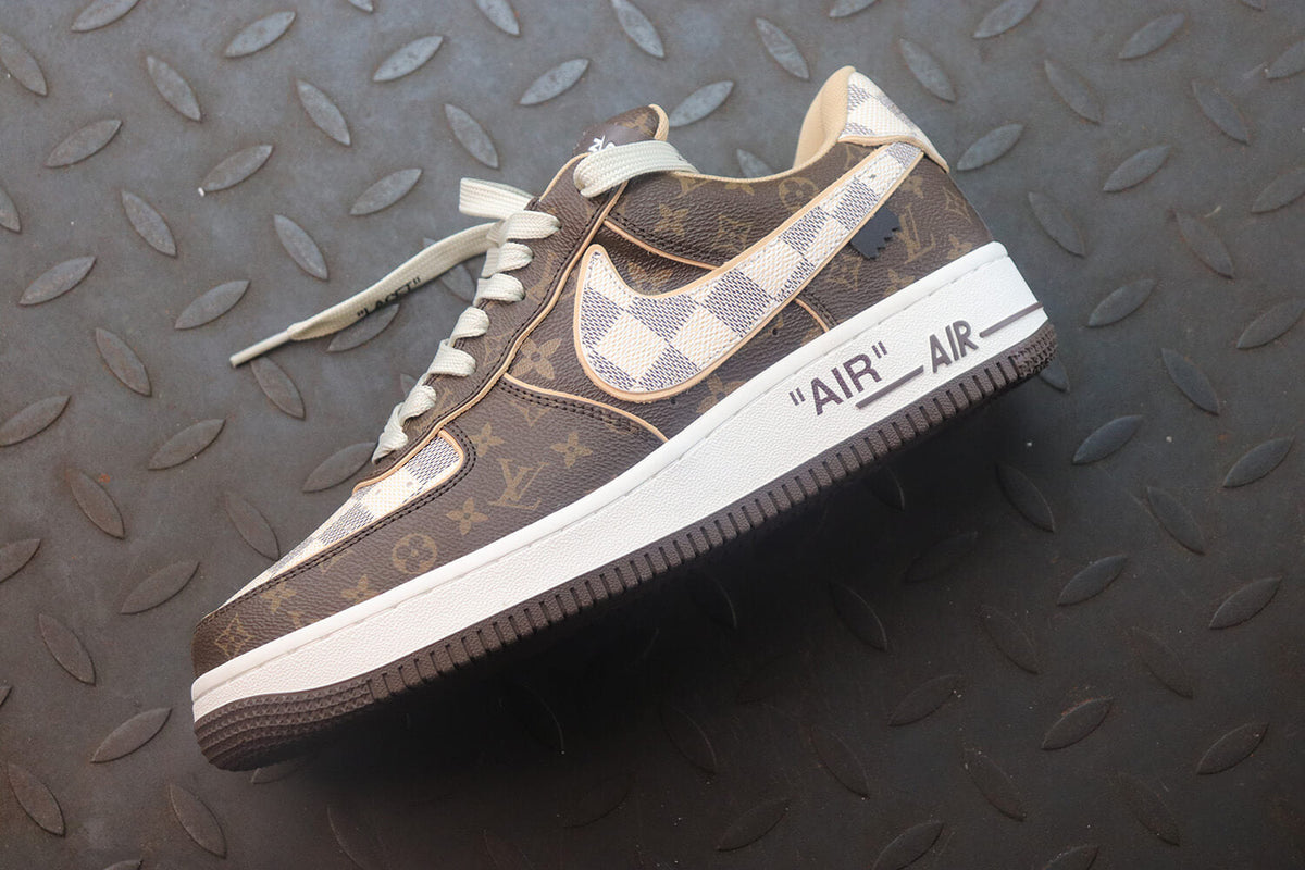Louis Vuitton X Air Force 1 Low Trainer Brown Monogram Sneakers - image 9