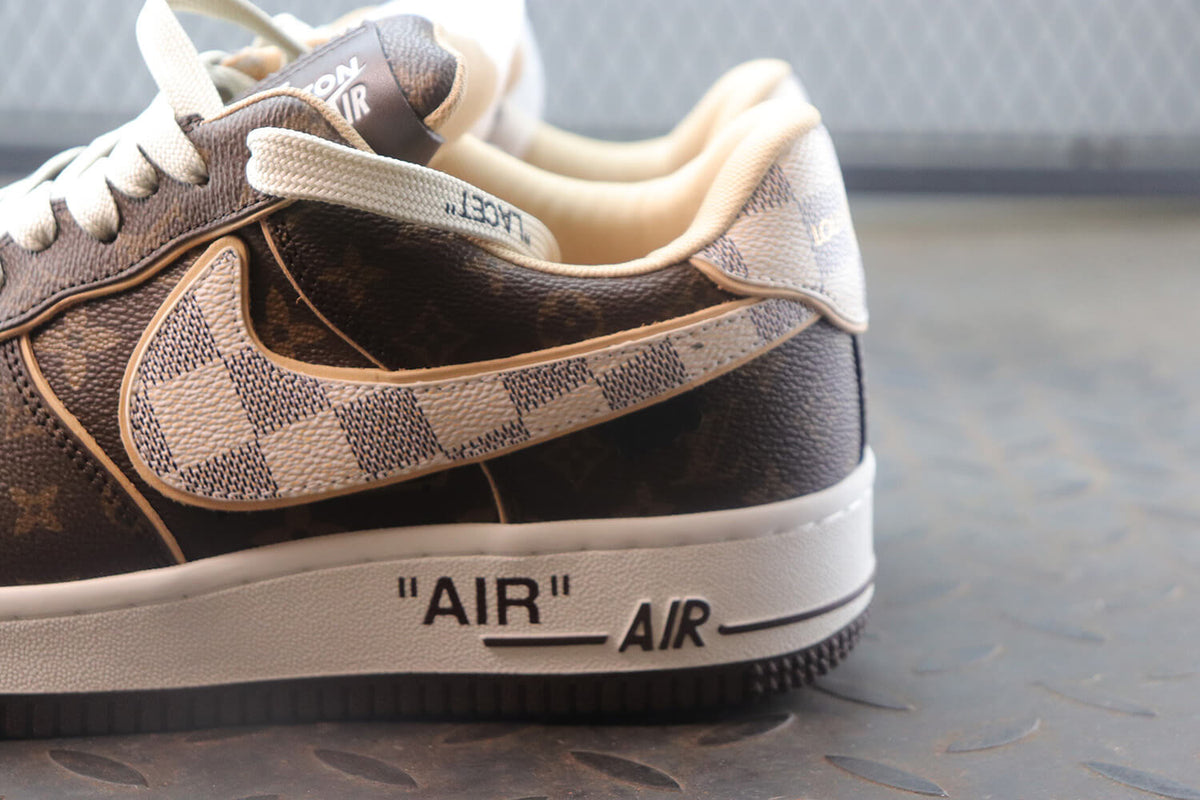 Louis Vuitton X Air Force 1 Low Trainer Brown Monogram Sneakers - image 6
