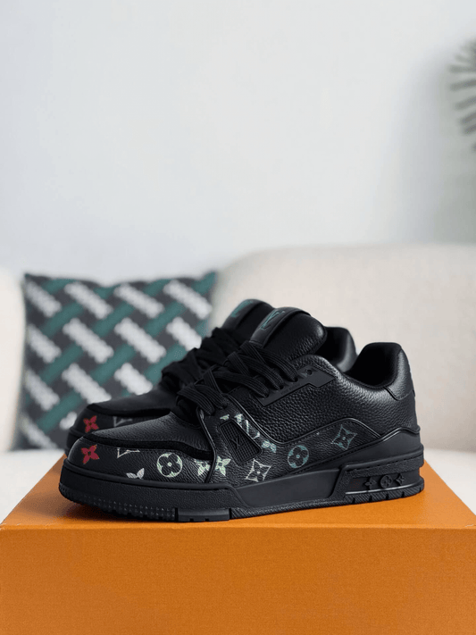Louis Vuitton LV Trainer #54 Black Multicolor Monogram Sneaker - image 1