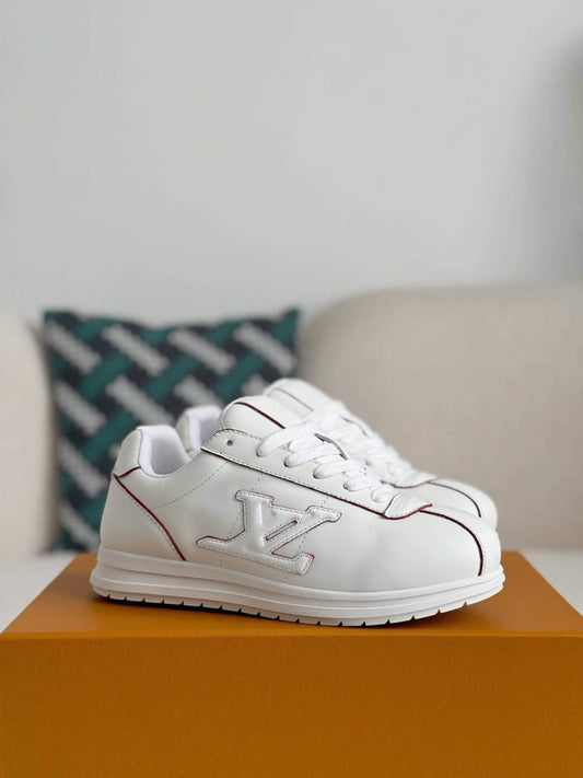 Louis Vuitton LV Butter Sneaker 'White/Burgundy' - photo 2