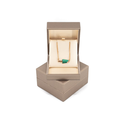 BVLGARI Gelati 18k Gold bracelet with malachite and pav?? diamonds - photo 1