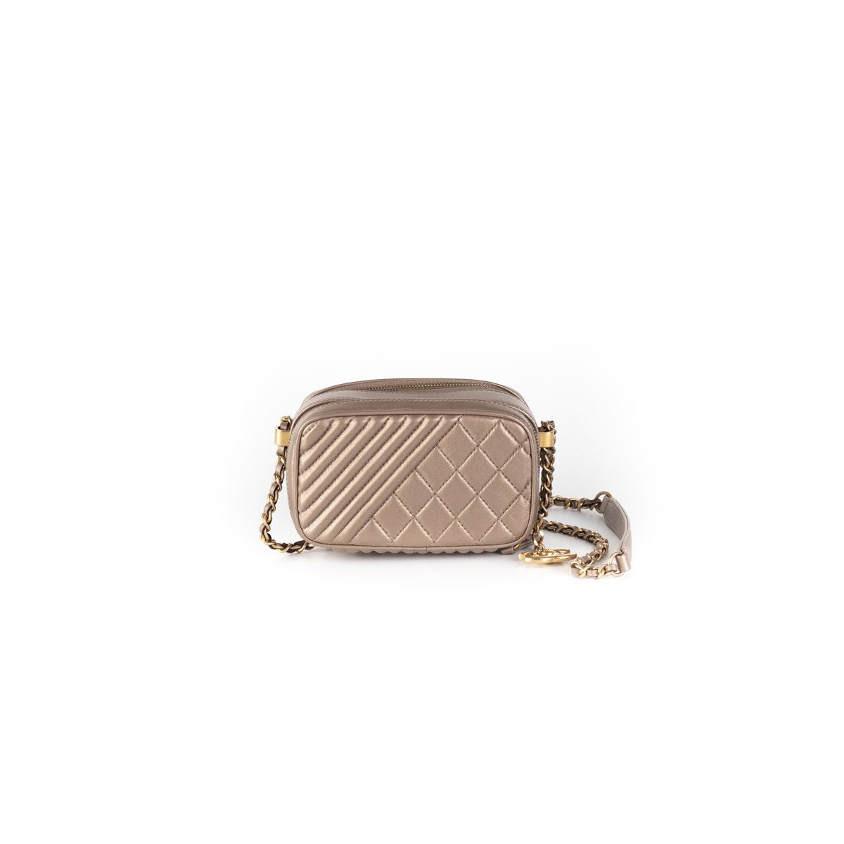 Chanel Calfskin Crossbody Bag Nude - photo 1
