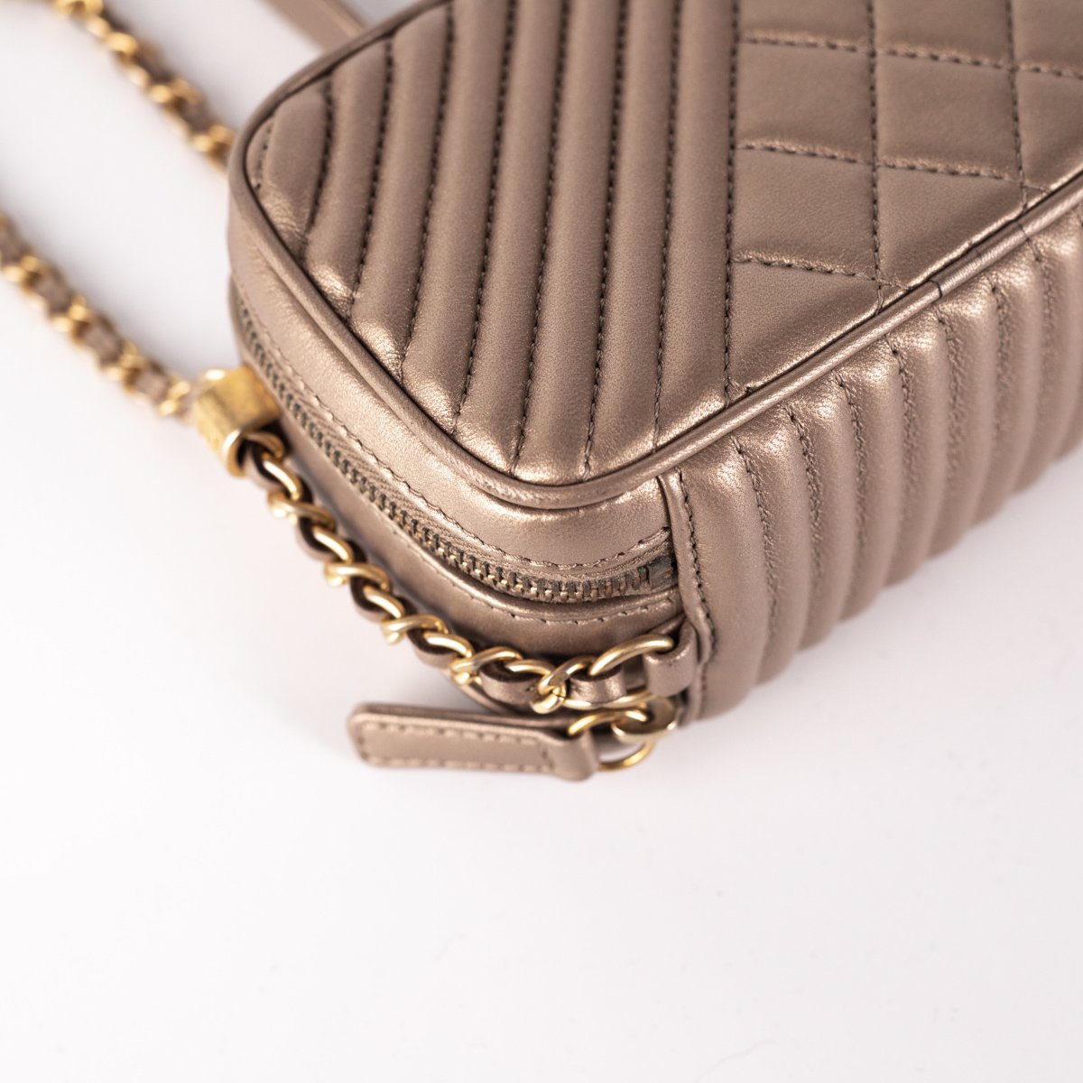 Chanel Calfskin Crossbody Bag Nude - photo 5
