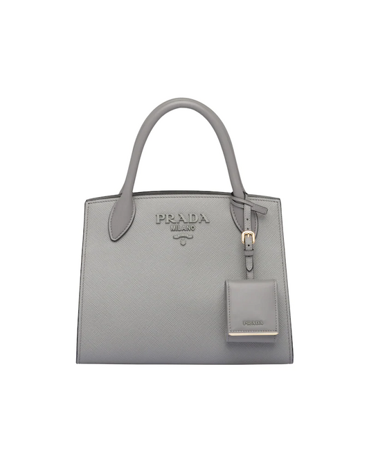 Small Saffiano Leather Monochrome Bag - image 1
