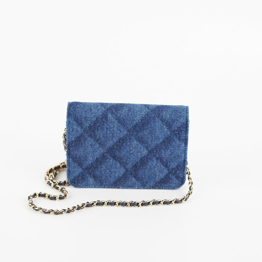 Chanel Mini Denim Belt Bag -Microchipped - photo 2