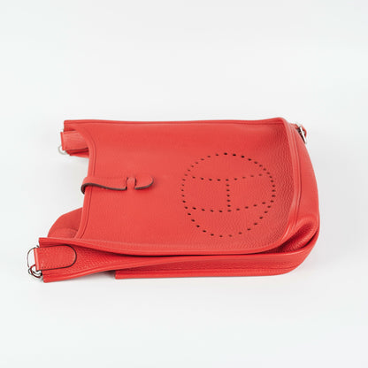 Hermes Evelyne 29 Togo Red A Stamp - photo 2