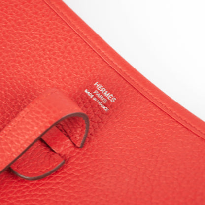 Hermes Evelyne 29 Togo Red A Stamp - photo 3