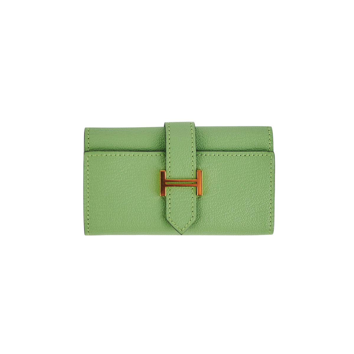 Hermes Vert Criquet Bearn 4 Ring Key Holder - photo 1