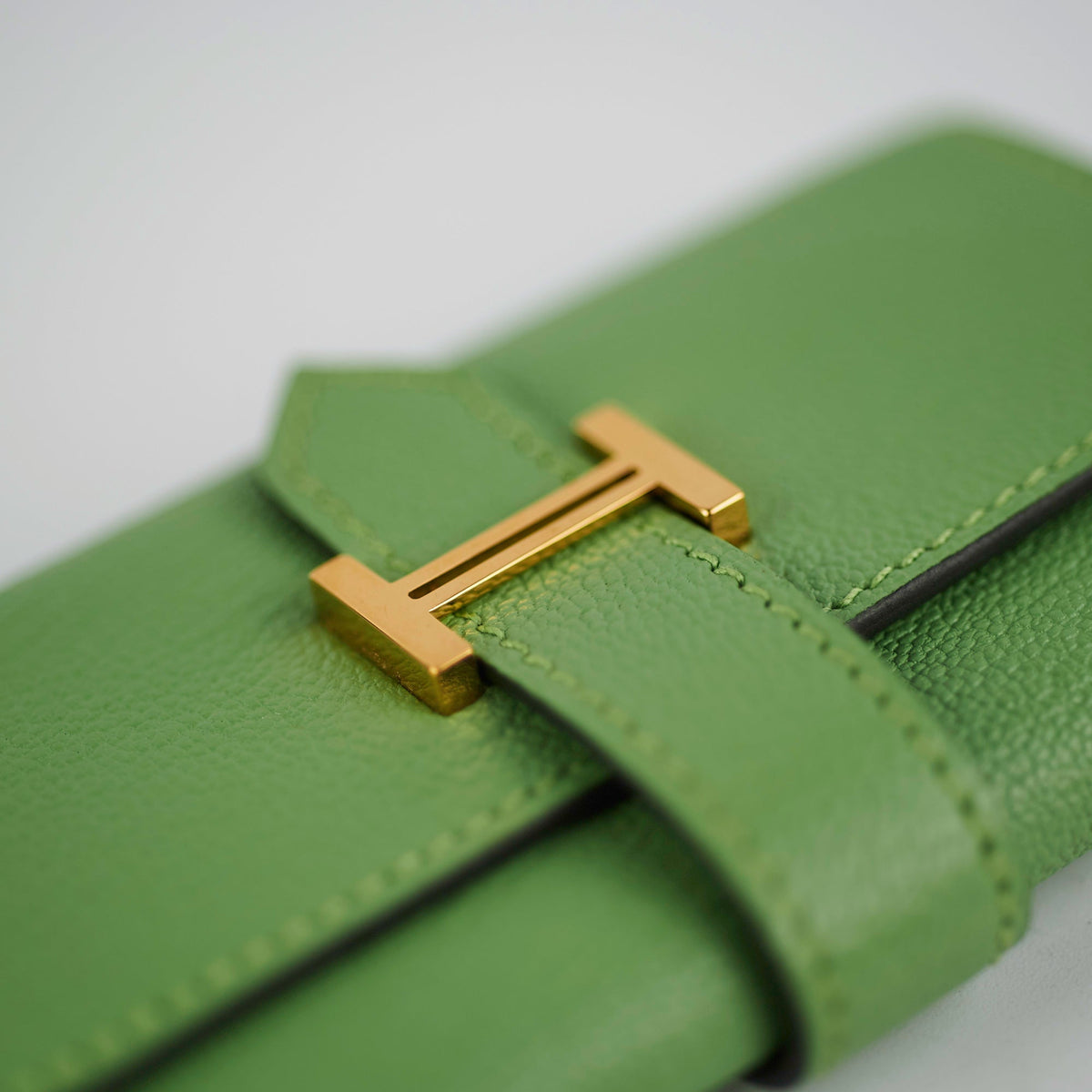 Hermes Vert Criquet Bearn 4 Ring Key Holder - photo 12