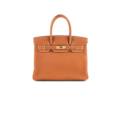 Hermes Birkin 30 Gold Togo -Stamp Y 2020 - photo 1