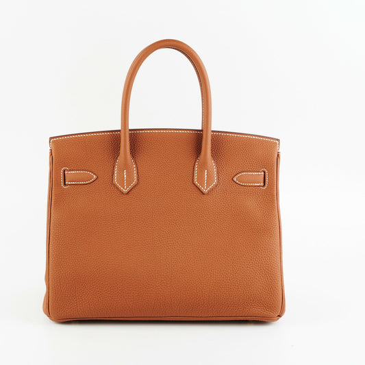 Hermes Birkin 30 Gold Togo -Stamp Y 2020 - photo 2