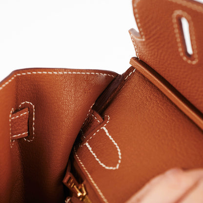 Hermes Birkin 30 Gold Togo -Stamp Y 2020 - photo 5